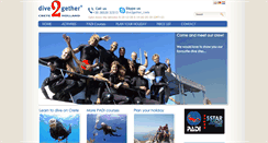 Desktop Screenshot of dive2gether.com